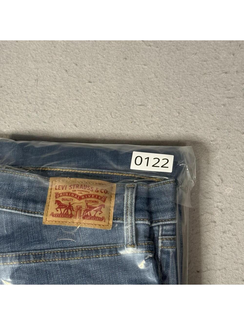 Levis 312 Shaping Slim Jeans Womens 29 Blue Denim Mid Rise Slim Straight Stretch - Picture 15 of 16